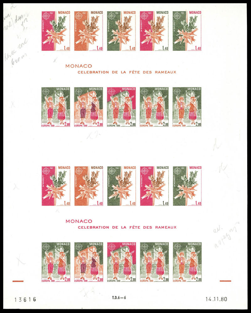Lot 1521 - MONACO, FRENCH COLONIES A-Z INCLUDING RARITIES chine - Francois Feldman F.C.N.P François FELDMAN sale #135 Lot 1521 - MONACO, FRENCH COLONIES A-Z INCLUDING RARITIES chine - Francois Feldman F.C.N.P François FELDMAN sale #135