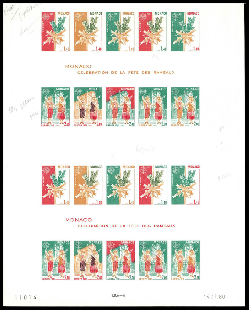 Lot 1522 - MONACO, FRENCH COLONIES A-Z INCLUDING RARITIES chine - Francois Feldman F.C.N.P François FELDMAN sale #135 Lot 1522 - MONACO, FRENCH COLONIES A-Z INCLUDING RARITIES chine - Francois Feldman F.C.N.P François FELDMAN sale #135