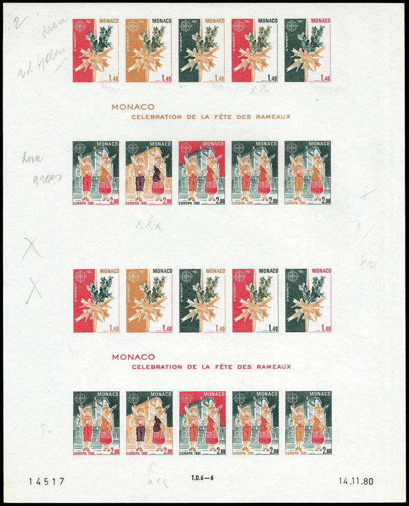 Lot 1523 - MONACO, FRENCH COLONIES A-Z INCLUDING RARITIES chine - Francois Feldman F.C.N.P François FELDMAN sale #135 Lot 1523 - MONACO, FRENCH COLONIES A-Z INCLUDING RARITIES chine - Francois Feldman F.C.N.P François FELDMAN sale #135