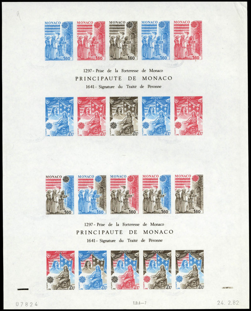 Lot 1524 - MONACO, FRENCH COLONIES A-Z INCLUDING RARITIES chine - Francois Feldman F.C.N.P François FELDMAN sale #135 Lot 1524 - MONACO, FRENCH COLONIES A-Z INCLUDING RARITIES chine - Francois Feldman F.C.N.P François FELDMAN sale #135
