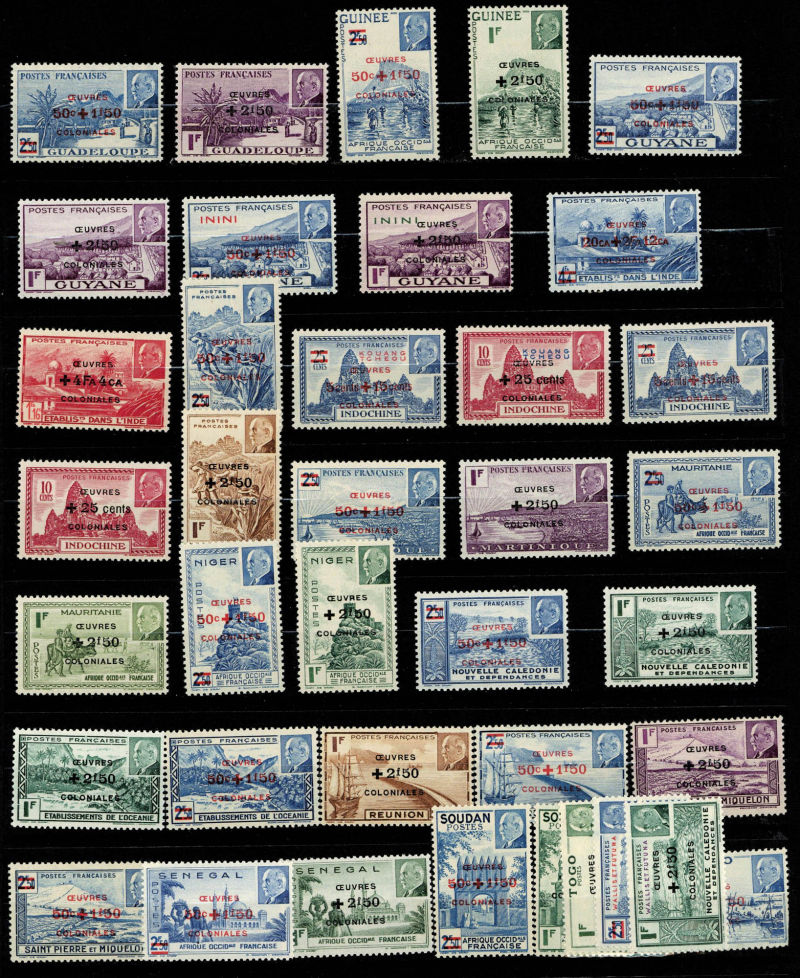 Lot 1581 - MONACO, FRENCH COLONIES A-Z INCLUDING RARITIES cote d'ivoire - Francois Feldman F.C.N.P François FELDMAN sale #135 Lot 1581 - MONACO, FRENCH COLONIES A-Z INCLUDING RARITIES cote d'ivoire - Francois Feldman F.C.N.P François FELDMAN sale #135