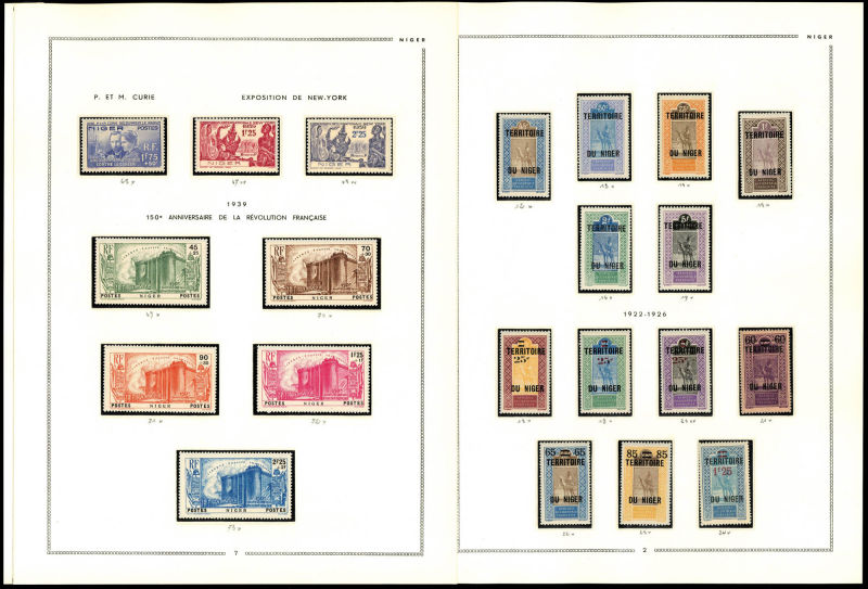 Lot 2257 - MONACO, FRENCH COLONIES A-Z INCLUDING RARITIES Sarre - Francois Feldman F.C.N.P François FELDMAN sale #135 Lot 2257 - MONACO, FRENCH COLONIES A-Z INCLUDING RARITIES Sarre - Francois Feldman F.C.N.P François FELDMAN sale #135